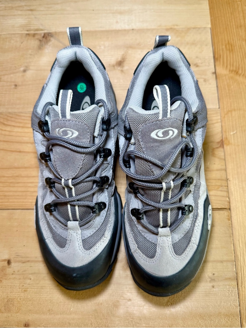 Salomon Expert Low GTX Gray and Black Women's Hiking Shoe